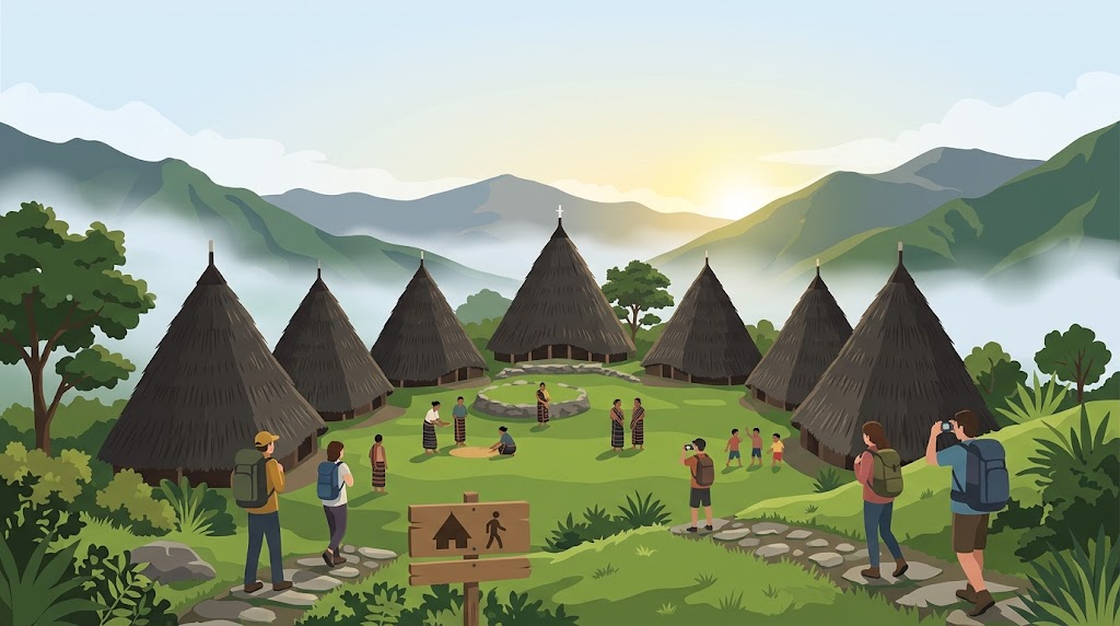 Jalur Pendakian Menuju Lembah Tersembunyi