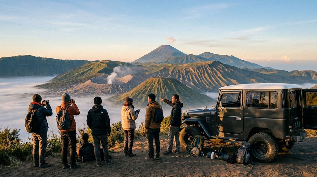 Mengenal Konsep Layanan Open Trip Menuju Kawasan Bromo